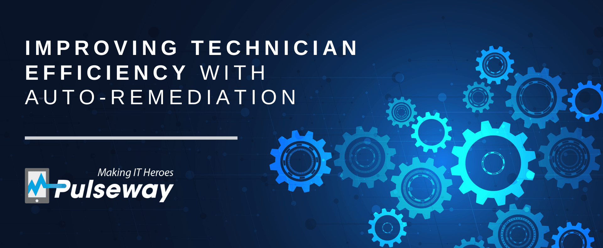 Melhorando a eficiência do técnico com correção automática